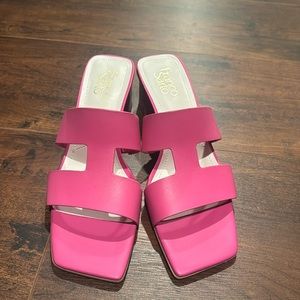 Franco Sarto Block Sandals